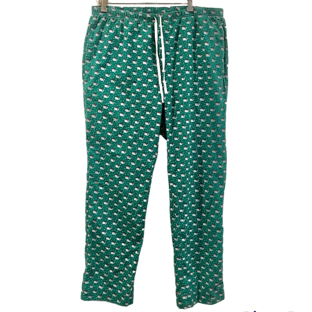 Vineyard Vines Christmas Pajama Pants Green Size L